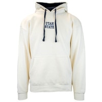 Utah state embroidered cream unisex hoodie